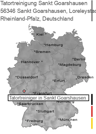 Tatortreinigung Sankt Goarshausen, Loreleystadt, 56346 Sankt Goarshausen