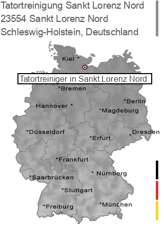 Tatortreinigung Sankt Lorenz Nord, 23554 Sankt Lorenz Nord