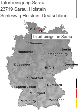 Tatortreinigung Sarau, Holstein, 23719 Sarau