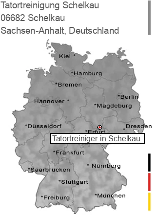 Tatortreinigung Schelkau, 06682 Schelkau