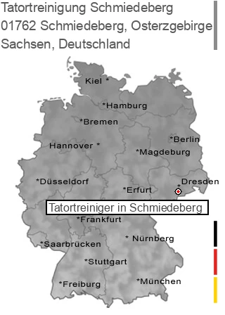 Tatortreinigung Schmiedeberg, Osterzgebirge, 01762 Schmiedeberg