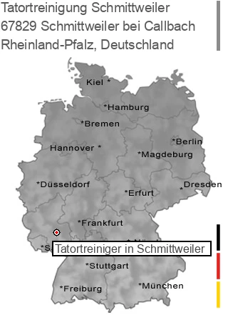 Tatortreinigung Schmittweiler bei Callbach, 67829 Schmittweiler