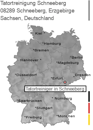 Tatortreinigung Schneeberg, Erzgebirge, 08289 Schneeberg