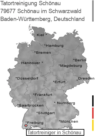 Tatortreinigung Schönau im Schwarzwald, 79677 Schönau