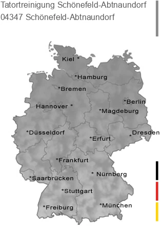 Tatortreinigung Schönefeld-Abtnaundorf, 04347 Schönefeld-Abtnaundorf