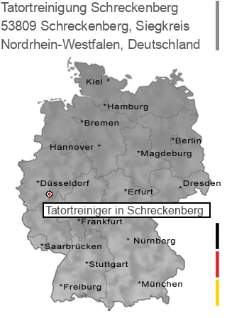 Tatortreinigung Schreckenberg, Siegkreis, 53809 Schreckenberg