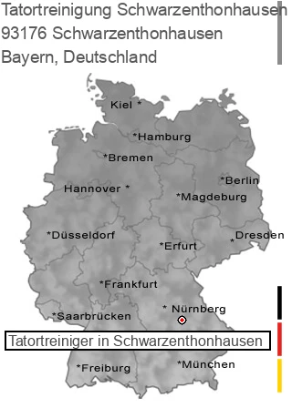 Tatortreinigung Schwarzenthonhausen, 93176 Schwarzenthonhausen