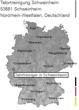 Tatortreinigung Schweinheim, 53881 Schweinheim