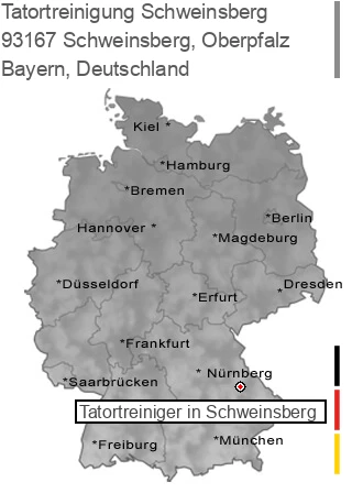 Tatortreinigung Schweinsberg, Oberpfalz, 93167 Schweinsberg