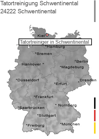 Tatortreinigung Schwentinental, 24222 Schwentinental