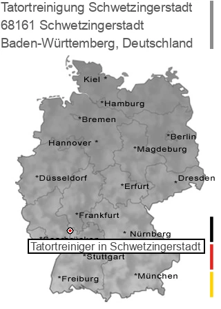 Tatortreinigung Schwetzingerstadt, 68161 Schwetzingerstadt