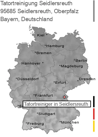 Tatortreinigung Seidlersreuth, Oberpfalz, 95685 Seidlersreuth