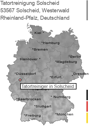 Tatortreinigung Solscheid, Westerwald, 53567 Solscheid