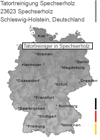 Tatortreinigung Spechserholz, 23623 Spechserholz