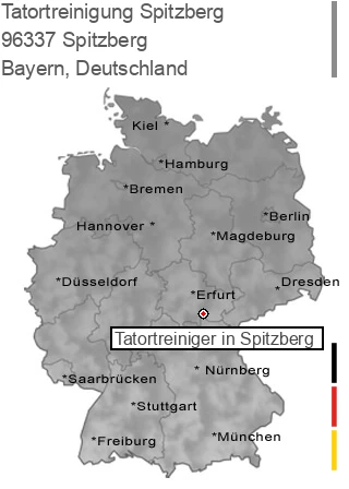 Tatortreinigung Spitzberg, 96337 Spitzberg