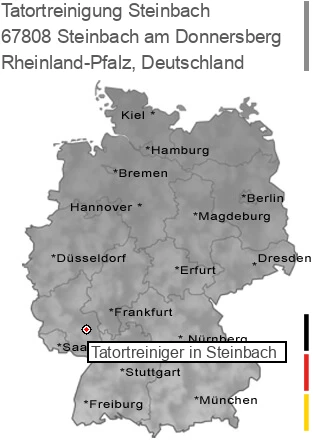 Tatortreinigung Steinbach am Donnersberg, 67808 Steinbach