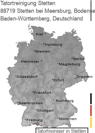 Tatortreinigung Stetten bei Meersburg, Bodensee, 88719 Stetten