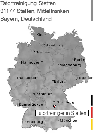 Tatortreinigung Stetten, Mittelfranken, 91177 Stetten
