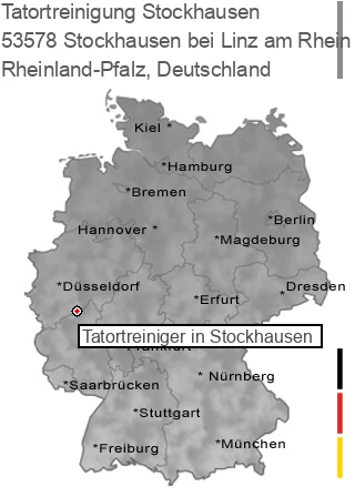 Tatortreinigung Stockhausen bei Linz am Rhein, 53578 Stockhausen