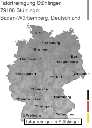 Tatortreinigung Stühlinger, 79106 Stühlinger