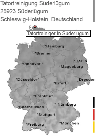 Tatortreinigung Süderlügum, 25923 Süderlügum