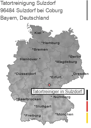 Tatortreinigung Sulzdorf bei Coburg, 96484 Sulzdorf
