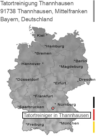 Tatortreinigung Thannhausen, Mittelfranken, 91738 Thannhausen