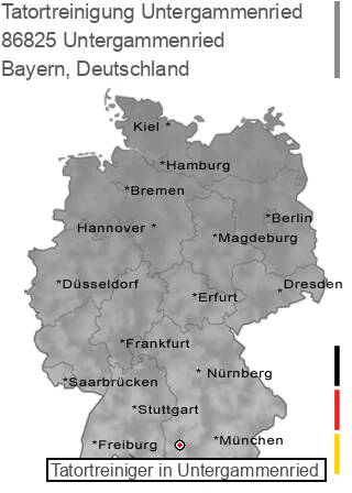 Tatortreinigung Untergammenried, 86825 Untergammenried