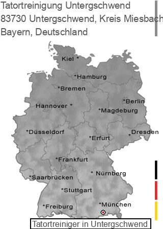 Tatortreinigung Untergschwend, Kreis Miesbach, 83730 Untergschwend