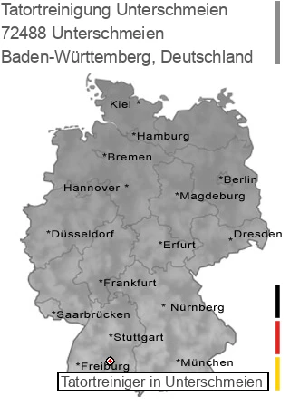 Tatortreinigung Unterschmeien, 72488 Unterschmeien