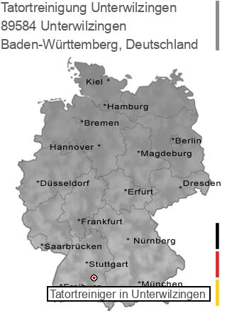 Tatortreinigung Unterwilzingen, 89584 Unterwilzingen