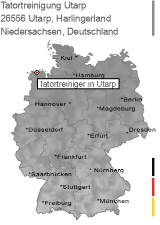 Tatortreinigung Utarp, Harlingerland, 26556 Utarp