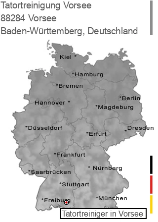 Tatortreinigung Vorsee, 88284 Vorsee
