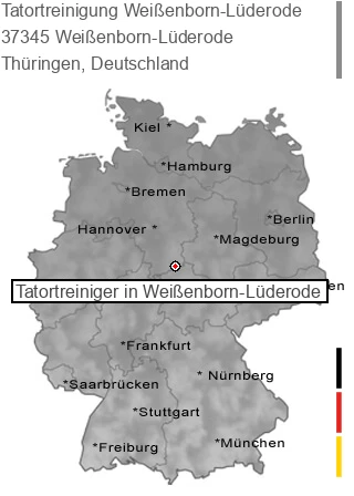 Tatortreinigung 37345 Weißenborn-Lüderode, Thüringen Tatortreinigung Weißenborn-Lüderode, 37345 Weißenborn-Lüderode