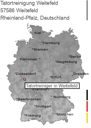 Tatortreinigung Weitefeld, 57586 Weitefeld