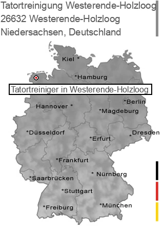 Tatortreinigung Westerende-Holzloog, 26632 Westerende-Holzloog