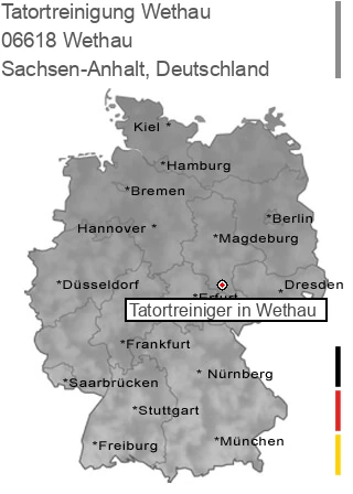 Tatortreinigung Wethau, 06618 Wethau