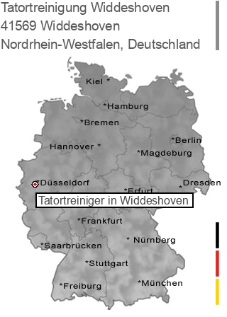 Tatortreinigung Widdeshoven, 41569 Widdeshoven