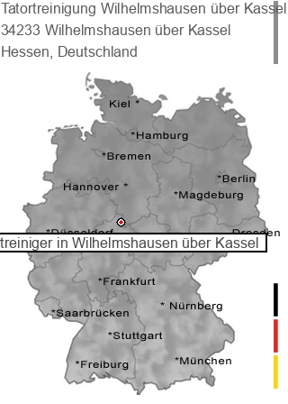 Tatortreinigung Wilhelmshausen über Kassel, 34233 Wilhelmshausen über Kassel