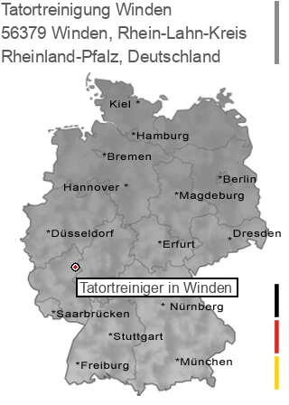 Tatortreinigung Winden, Rhein-Lahn-Kreis, 56379 Winden