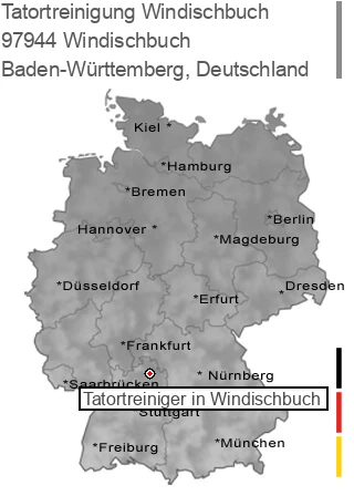 Tatortreinigung Windischbuch, 97944 Windischbuch