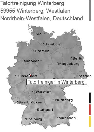 Tatortreinigung Winterberg, Westfalen, 59955 Winterberg