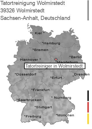 Tatortreinigung Wolmirstedt, 39326 Wolmirstedt