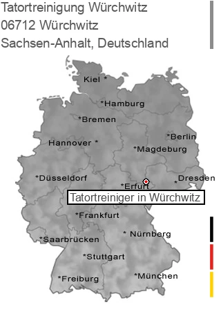 Tatortreinigung Würchwitz, 06712 Würchwitz