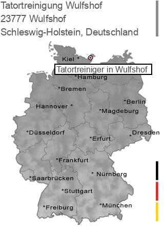 Tatortreinigung Wulfshof, 23777 Wulfshof